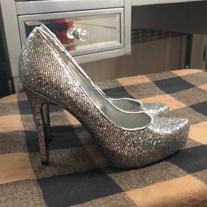 BCBG glitter pumps. Never worn from the store rack. Size 7 1/2